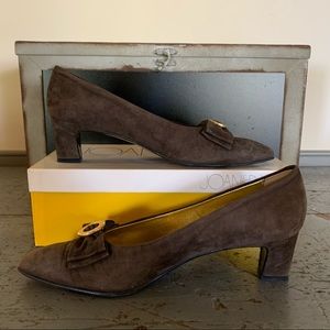 Brown Suede Joan & David Heels